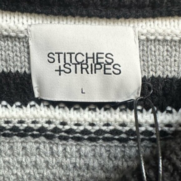 NWT Stitches + Stripes Black and Gray Women's Sweater - Picture 4 of 6